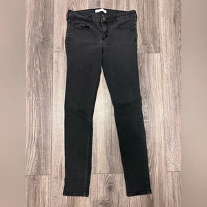 Abercrombie & fitch jeans size 4 women Mid rise  skinny black